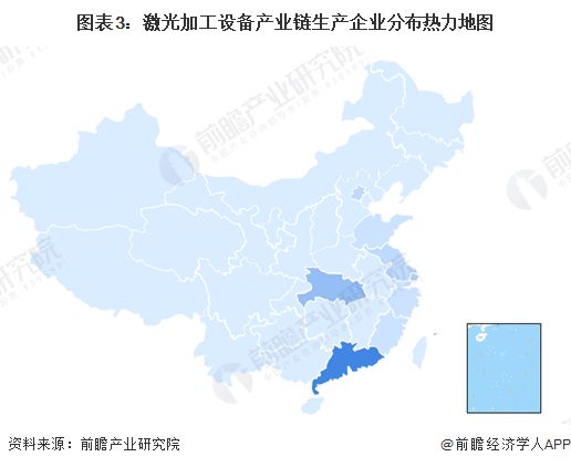 星空体育app下载：【干货】激光加工设备行业产业链全景梳理及区域热力地图(图3)